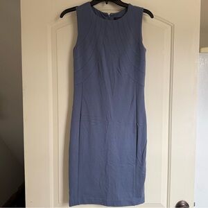 Ann Taylor Factory Slate Blue Mini Dress - Size 0